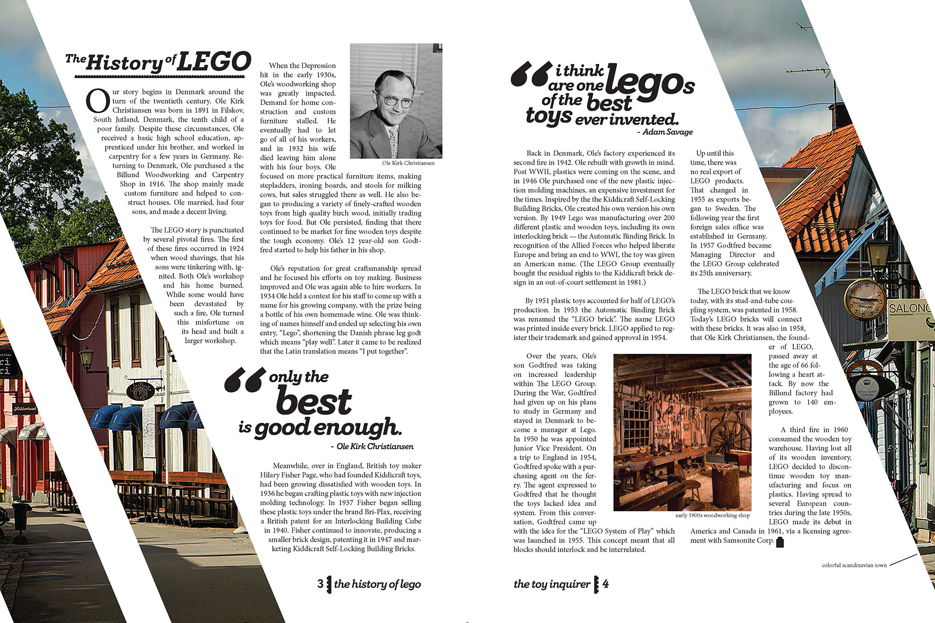 LEGO Featured Article Layout Design Spread 2
